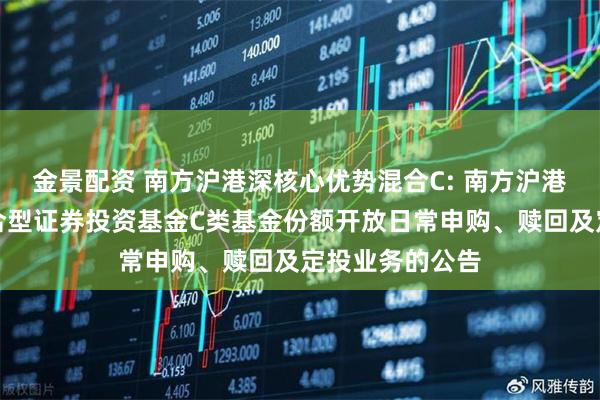 金景配资 南方沪港深核心优势混合C: 南方沪港深核心优势混合型证券投资基金C类基金份额开放日常申购、赎回及定投业务的公告