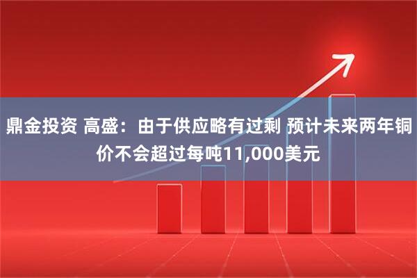 鼎金投资 高盛：由于供应略有过剩 预计未来两年铜价不会超过每吨11,000美元